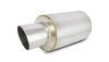 Vibrant TPV Turbo Round Muffler (17in Long) with 4in Round Tip Angle Cut - 3in inlet I.D. thumbnail 6