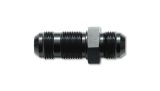Vibrant -4AN Flare Straight Bulkhead Adapter Fitting - Aluminum thumbnail 1