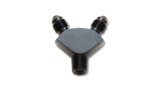 Vibrant -3AN x -3AN x 1/8in NPT Y-Adapter Fitting - Aluminum thumbnail 4