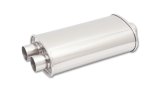 Vibrant StreetPower Oval Muff 5inx9inx15in long Muff body 2.5in in I.D. x dual 2.25in out CenterDual thumbnail 2