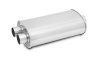 Vibrant StreetPower Oval Muff 5in x 9in x 15in long body 3in in I.D. x dual 2.5in out Center-Dual thumbnail 6