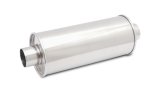 Vibrant StreetPower Round Muff 6inx9inx14in long Muff body 3in inlet I.D. x3in outlet Center-Center thumbnail 2