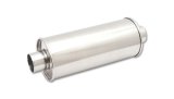 Vibrant StreetPower Round Muff 5inx9inx14in long Muff body 4in inlet I.D. x 4in outlet Center-Center thumbnail 2