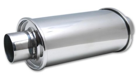 Vibrant ULTRA QUIET Resonator 2.5in inlet / outlet x 14in overall length thumbnail 2