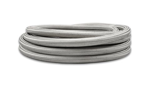 Vibrant -4 AN SS Braided Flex Hose (10 foot roll) thumbnail 3