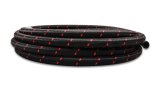 Vibrant -6 AN Two-Tone Black/Red Nylon Braided Flex Hose (5 foot roll) thumbnail 9