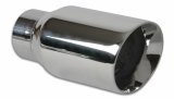 Vibrant 3in Round SS Exhaust Tip (Double Wall Angle Cut Beveled Outlet) thumbnail 2