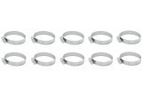 Vibrant S.S. Worm Gear Clamps Pack of 10 - Clamping Range: 4.05in - 5.00in (103mm - 127mm) thumbnail 7