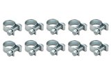 Vibrant Fuel Injector Style Mini Hose Clamps 13-15mm clamping range Pk of 10 Zinc Plated Mild Steel thumbnail 8