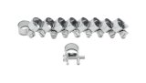 Vibrant Fuel Injector Style Mini Hose Clamps 15-17mm clamping range Pk of 10 Zinc Plated Mild Steel thumbnail 2