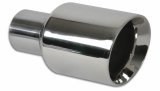 Vibrant 3.5in Round SS Exhaust Tip (Double Wall Angle Cut Beveled Outlet) thumbnail 1