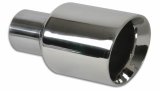 Vibrant 3.5in Round SS Exhaust Tip (Double Wall Angle Cut Beveled Outlet) thumbnail 2