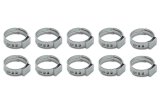 Vibrant One Ear Stepless Pinch Clamps 14.5-17.0mm clamping range (Pack of 10) SS 7mm band width thumbnail 7