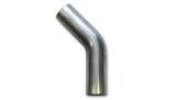 Vibrant 2.25in O.D. T304 SS 45 deg Mandrel Bend 6in x 6in leg lengths (3.375in Centerline Radius) thumbnail 1