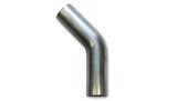 Vibrant 2.25in O.D. T304 SS 45 deg Mandrel Bend 6in x 6in leg lengths (3.375in Centerline Radius) thumbnail 3