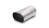 Vibrant 4in oval (Nominal) x 4in Round Transition adapter T304 SS 6in long thumbnail 4