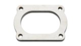 Vibrant T304 SS 4 Bolt Flange for 3in O.D. Oval tubing thumbnail 3