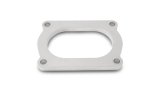 Vibrant T304 SS 4 Bolt Flange for 3.5in O.D. Oval tubing thumbnail 4