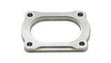 Vibrant T304 SS 4 Bolt Flange for 4in O.D. Oval tubing thumbnail 2
