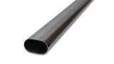 Vibrant 3in Oval (Nominal Size) T304 SS Straight Tubing (16 ga) - 5 foot length thumbnail 7