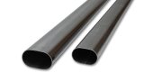 Vibrant 4in Oval (Nominal Size) T304 SS Straight Tubing (16 ga) - 5 foot length thumbnail 1