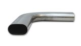 Vibrant 3in Oval (Nominal Size) T304 SS 90 deg Mandrel Bend 6in x 6in leg lengths thumbnail 4