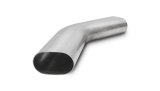 Vibrant 3.5in Oval (Nominal Size) T304 SS 45 deg Mandrel Bend 6in x 6in leg lengths thumbnail 4