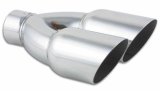 Vibrant Dual 3.5in Round SS Exhaust Tip (Single Wall Angle Cut) thumbnail 1