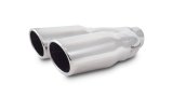 Vibrant Dual 3.25in x 2.75in Oval SS Exhaust Tip (Single Wall Angle Cut Rolled Edge) thumbnail 1
