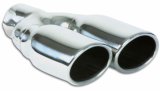 Vibrant Dual 3.25in x 2.75in Oval SS Exhaust Tip (Single Wall Angle Cut Rolled Edge) thumbnail 3