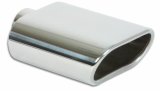 Vibrant 5.5in x 3in Oval SS Exhaust Tip (Single Wall Angle Cut Rolled Edge) thumbnail 1