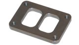 Vibrant T06 Turbo Inlet Flange (Divided Inlet) Mild Steel 1/2in Thick thumbnail 1