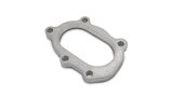 Vibrant GT25R / GT28R Discharge Flange with Oval Outlet (5 Bolt) T304 SS 1/2in Thick thumbnail 4