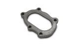 Vibrant GT25R / GT28R Discharge Flange with Oval Outlet (5 Bolt) Mild Steel 1/2in Thick thumbnail 4