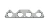 Vibrant T304 SS Exhaust Manifold Flange for Honda/Acura B-series motor 3/8in Thick thumbnail 2