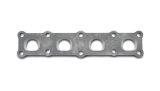 Vibrant Mild Steel Exhaust Manifold Flange for Mitsubishi 4B11 motor 1/2in Thick thumbnail 1