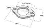 Vibrant 2-Bolt T304 SS Exhaust Flange (2in I.D.) thumbnail 2