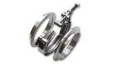 Vibrant T304 SS V-Band Flange Assembly for 1.75in O.D. Tubing incl 2 V-Band flanges & 1 V-Band Clamp thumbnail 1