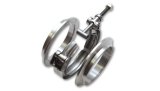 Vibrant T304 SS V-Band Flange Assembly for 3.5in O.D. Tubing incl 2 V-Band flanges & 1 V-Band Clamp thumbnail 2
