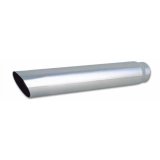 Vibrant 3.5in Round SS Truck/SUV Exhaust Tip (Single Wall Angle Cut) - 2.5in inlet 20in long thumbnail 5