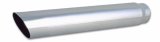 Vibrant 4in Round SS Truck/SUV Exhaust Tip (Single Wall Angle Cut) - 3in inlet 20in long thumbnail 3