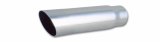 Vibrant 3.5in Round SS Truck/SUV Exhaust Tip (Single Wall Angle Cut) - 3in inlet 11in long thumbnail 1