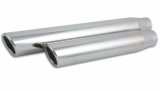 Vibrant 3in Round SS Truck/SUV Exh Tip (Single wall Angle Cut Rolled Edge) - 2.5in inlet 11in long thumbnail 4