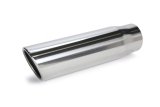 Vibrant 3in Round SS Truck/SUV Exh Tip (Single wall Angle Cut Rolled Edge) - 2.5in inlet 11in long thumbnail 8