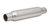 Vibrant SS Resonator (Standard Design) 2.25in inlet/outlet x 18in long thumbnail 3