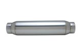 Vibrant SS Resonator (Standard Design) 2.5in inlet/outlet x 18in long w/ 5in OD resonator body thumbnail 6