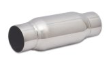 Vibrant SS Resonator (Standard Design) 3in inlet/outlet x 12in long thumbnail 2