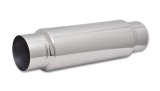 Vibrant SS Resonator (Standard Design) 4in inlet/outlet x 18in long w/5in OD resonator body thumbnail 1
