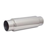 Vibrant SS Resonator (Standard Design) 4in inlet/outlet x 18in long w/5in OD resonator body thumbnail 8
