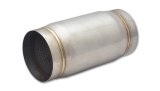 Vibrant SS Race Muffler 4in inlet/outlet x 9in long thumbnail 1